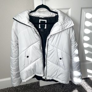 White Puffer Jacket